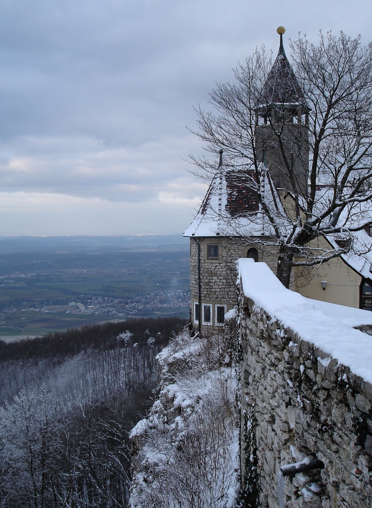 Burg Teck im Schnee IV