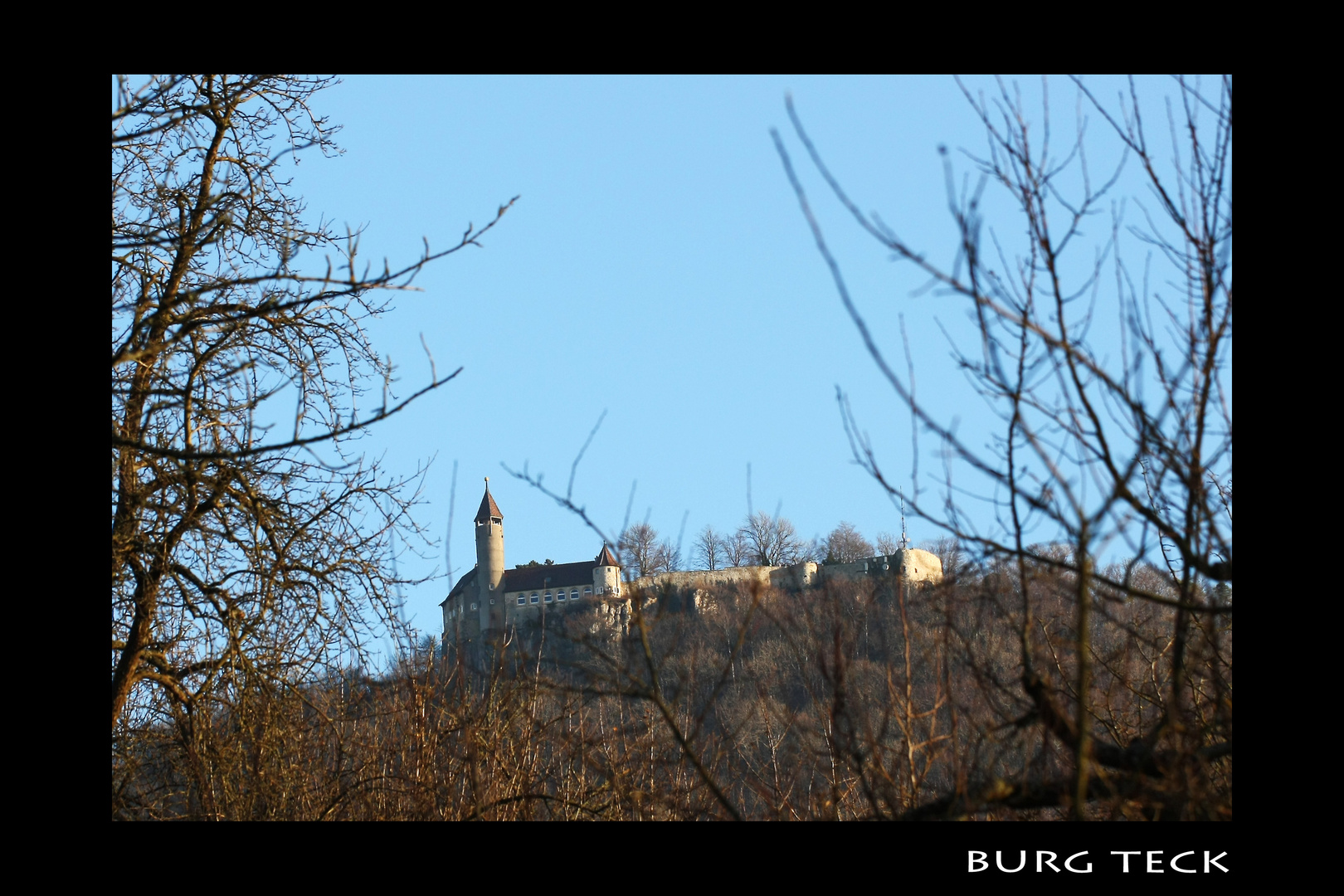 burg teck in der wintersonne