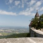 Burg Teck mit Aussicht über die Ebene