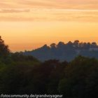 Burg Teck und Breitenstein im Abendlicht