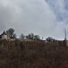 Burg Teck und Segelflieger