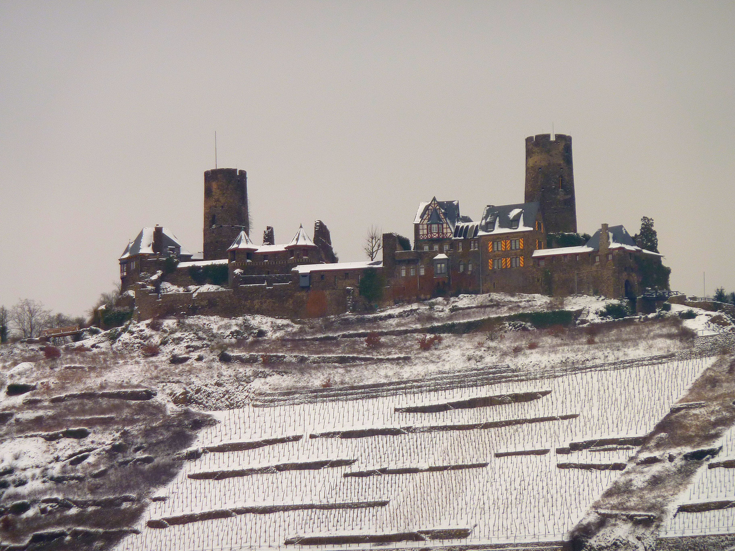 Burg Thurant im Winter