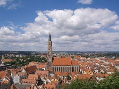 Burg Trausnitz-Blick auf die Martinskirche