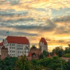 Burg Trausnitz im Sonnenaufgang