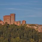 Burg Trifels im Abendlicht