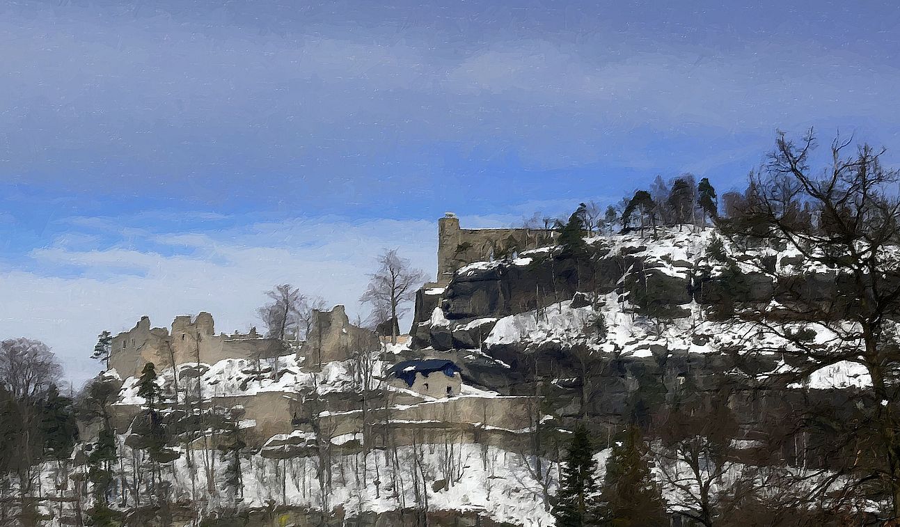 Burg- und Klosterruinen...