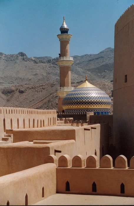 Burg und Moschee von Nizwa (Nord-Oman)