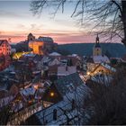 Burg und Ort Hohnstein...