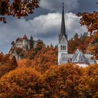 Burg und St. Martin Kirche von Bled