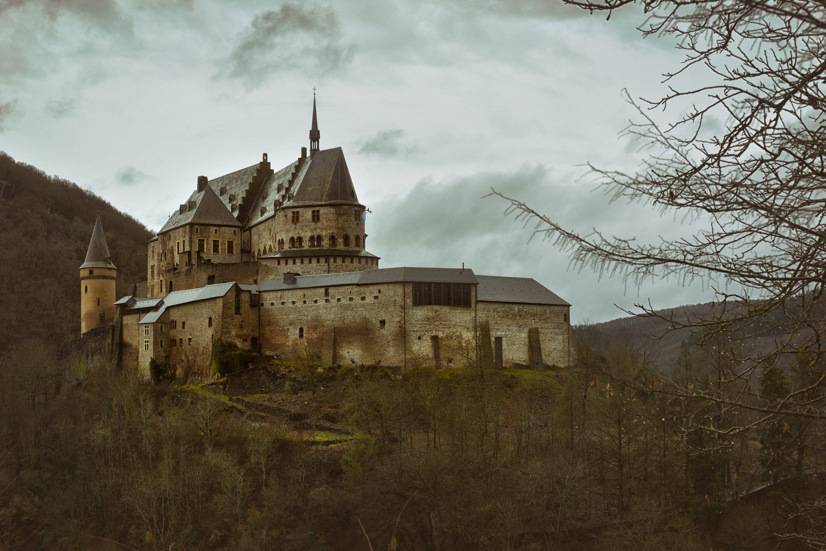 Burg Vianden in Luxemburg