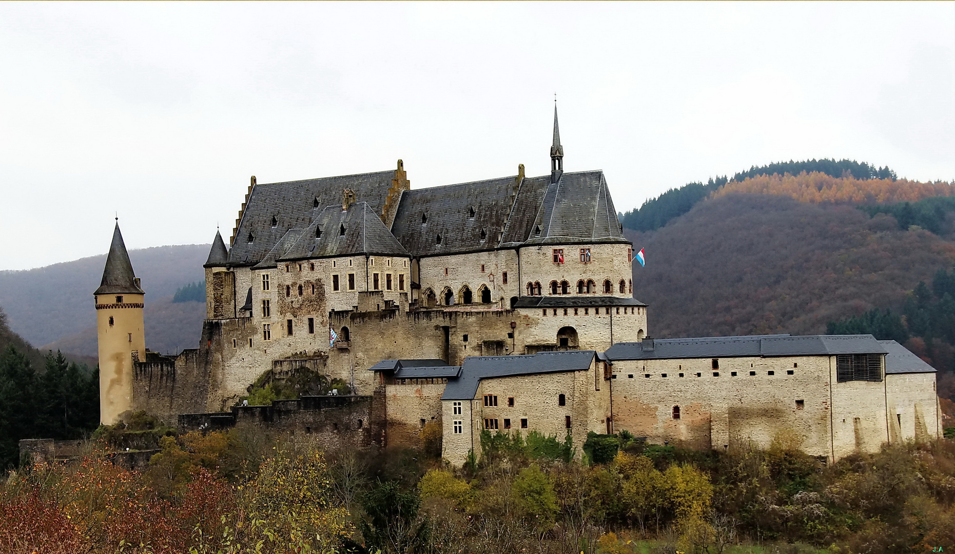 Burg Vianden Luxemburg