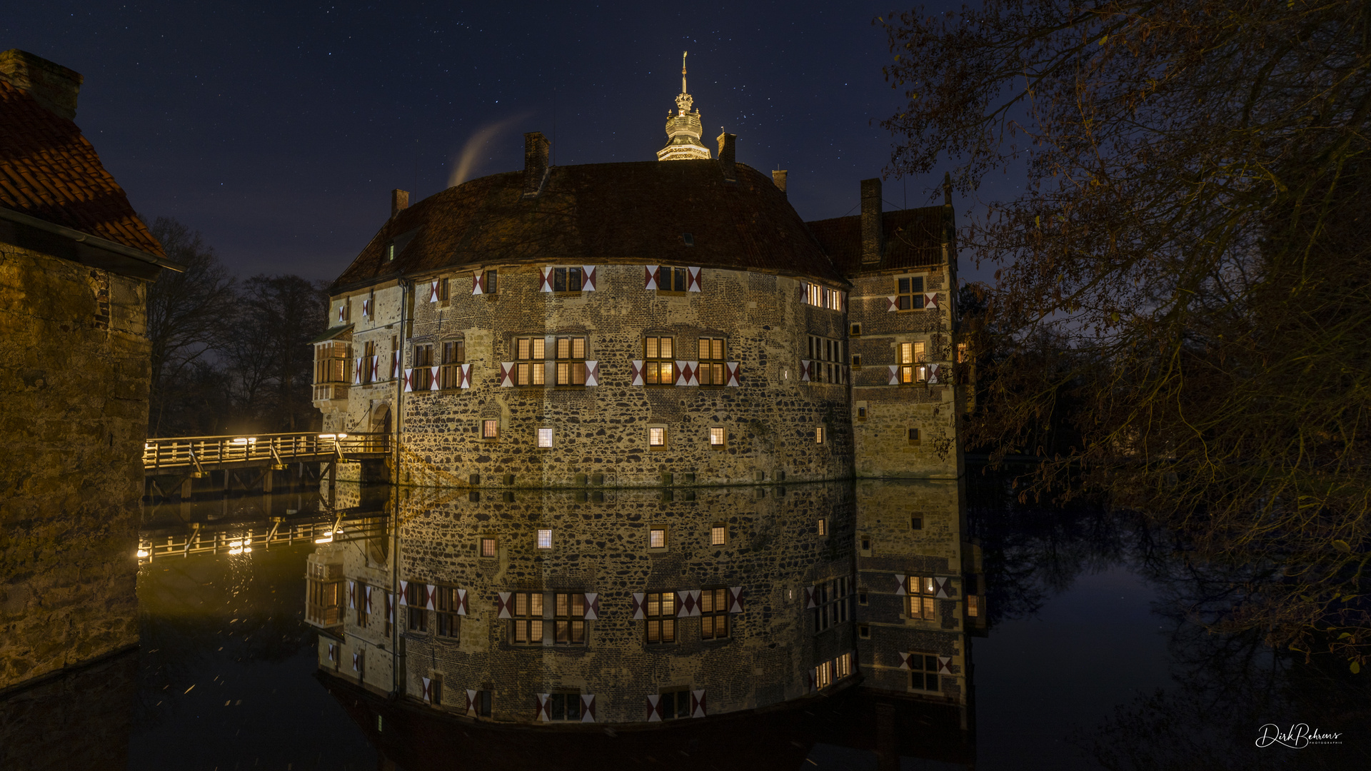 Burg Vischering am Abend