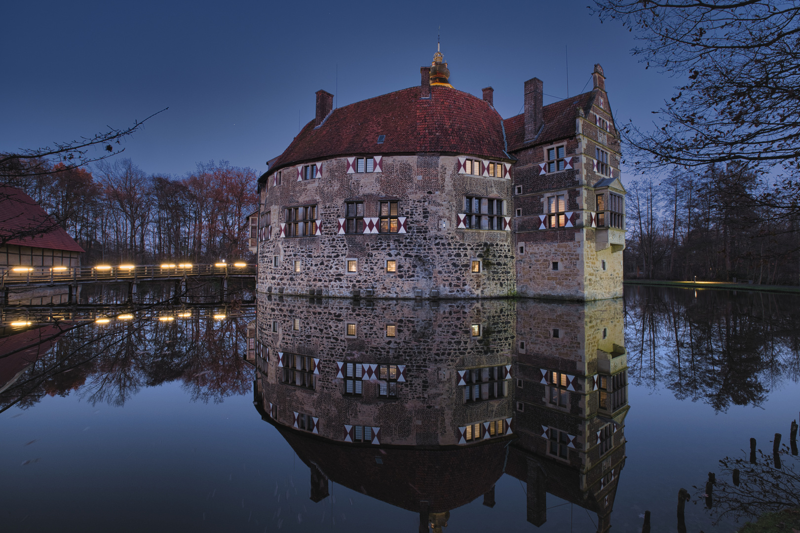 Burg Vischering im Winter