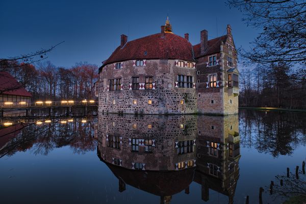 Burg Vischering im Winter
