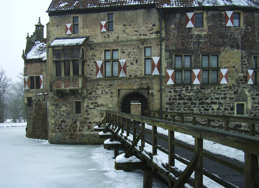 Burg Vischering im Winter