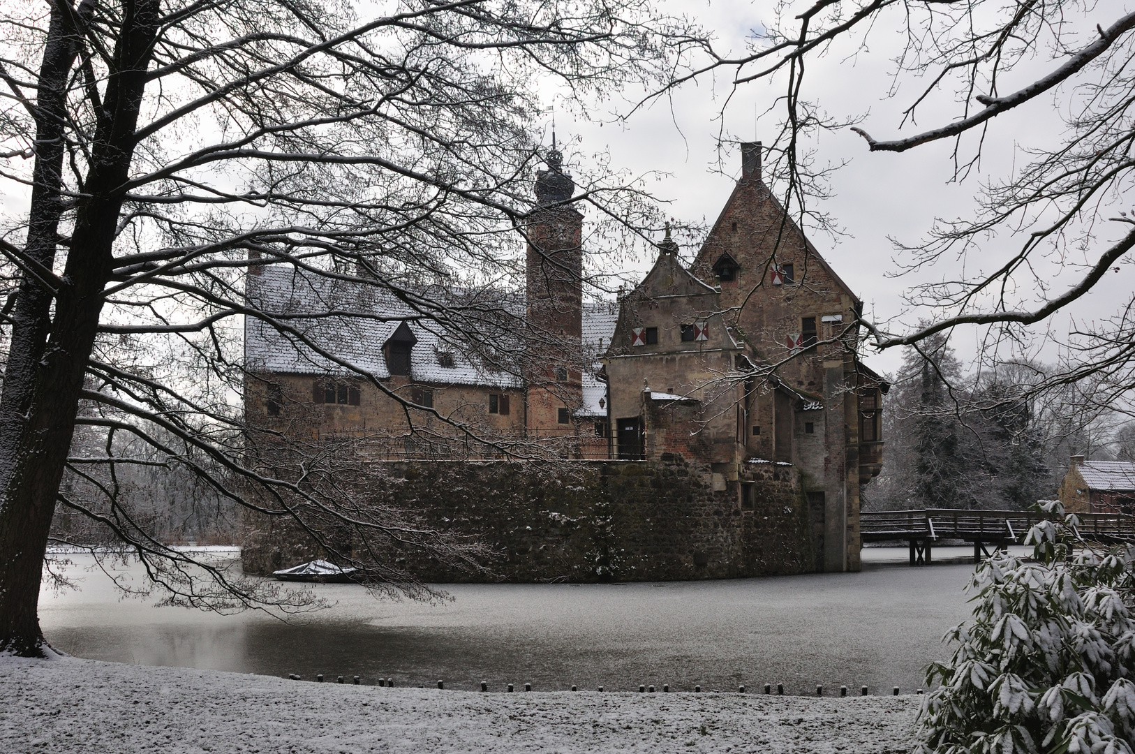 Burg Vischering im Winter