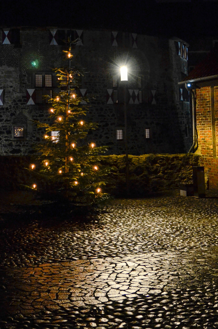 Burg Vischering Lüdinghausen bei Nacht