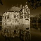 Burg Vischering (Vischering Castle) in Sepia