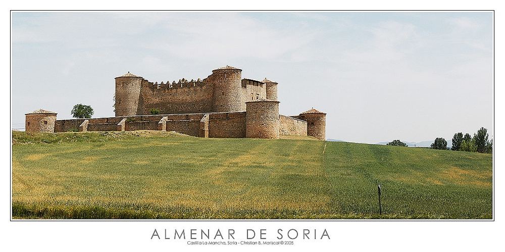 Burg von Almenar de Soria (Castilla - La Mancha, Spanien)