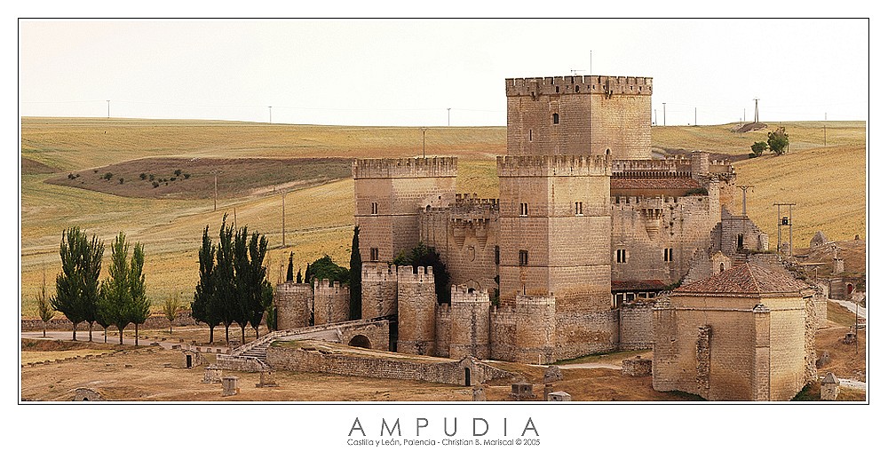 Burg von Ampudia (Castilla y León, Spanien)
