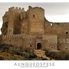 Burg von Aunqueospese (Castilla y León, Spanien)