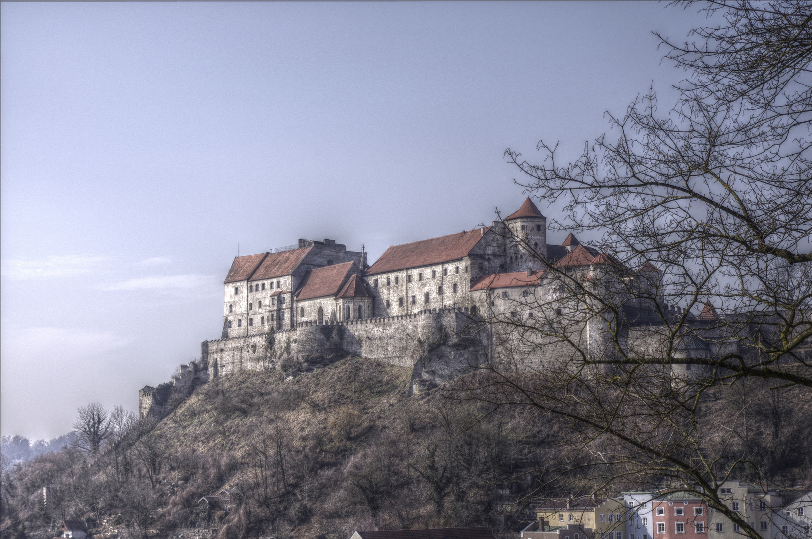 Burg von Burghausen wie im Märchen