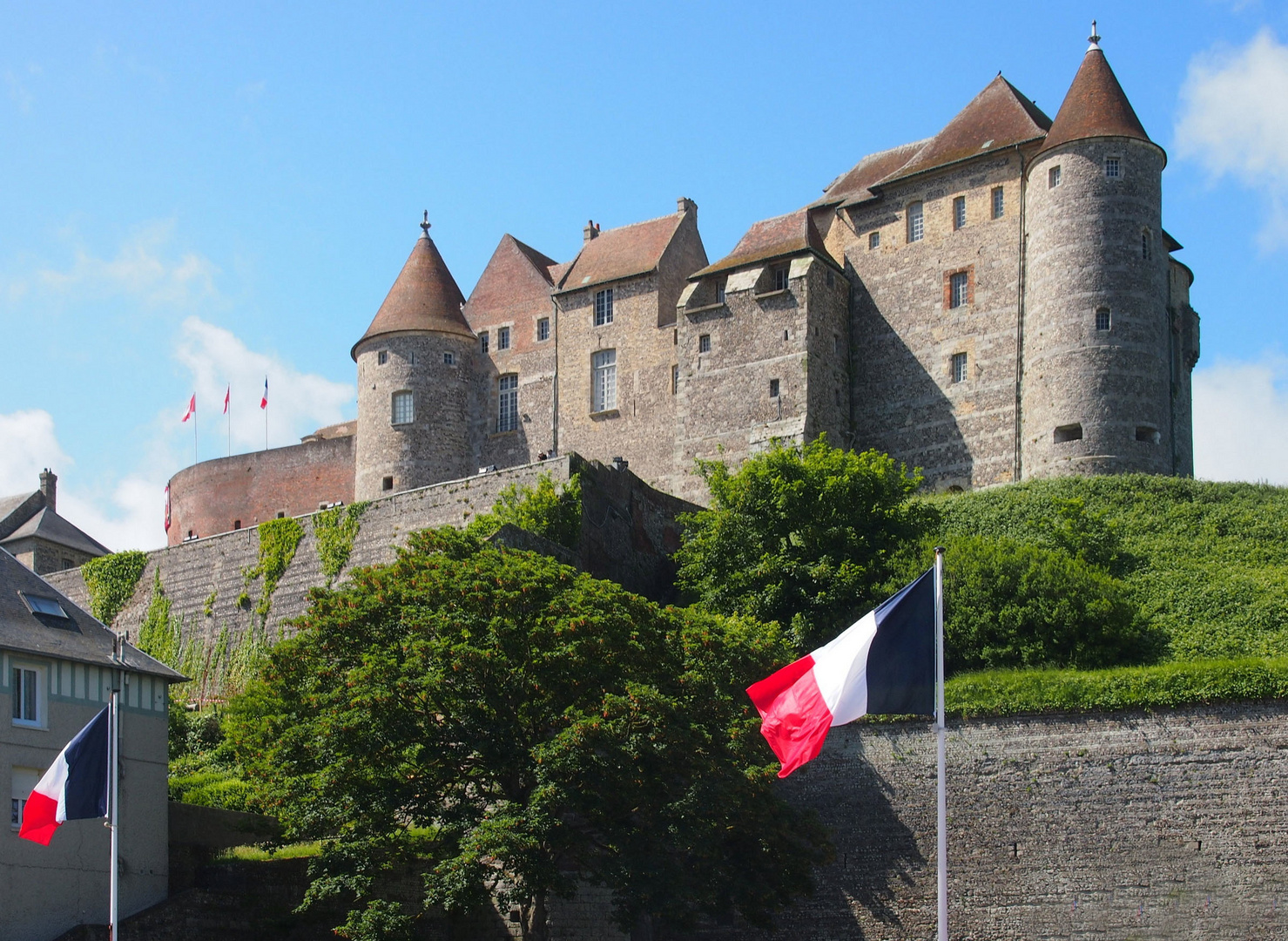 Burg von Dieppe - Normandie