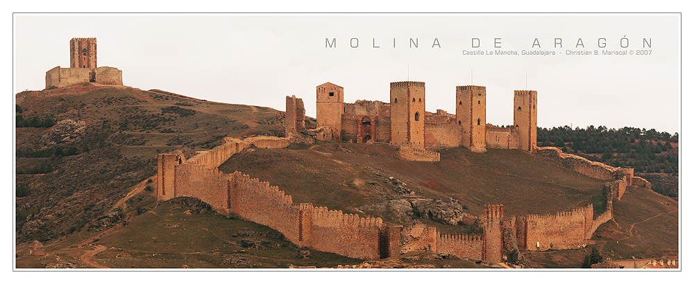 Burg von Molina de Aragón (Castilla La Mancha, Spanien)