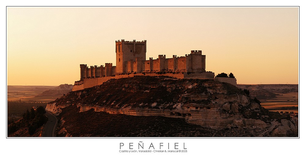 Burg von Peñafiel (Castilla y León, Spanien)