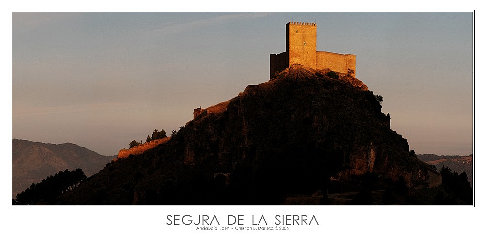 Burg von Segura de la Sierra (Andalucía, Spanien)