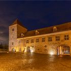 Burg Wanzleben im Regen