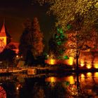 Burg Wassenberg am Abend