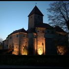 Burg Wernberg in der Dämmerung