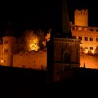 Burg Wertheim bei Nacht