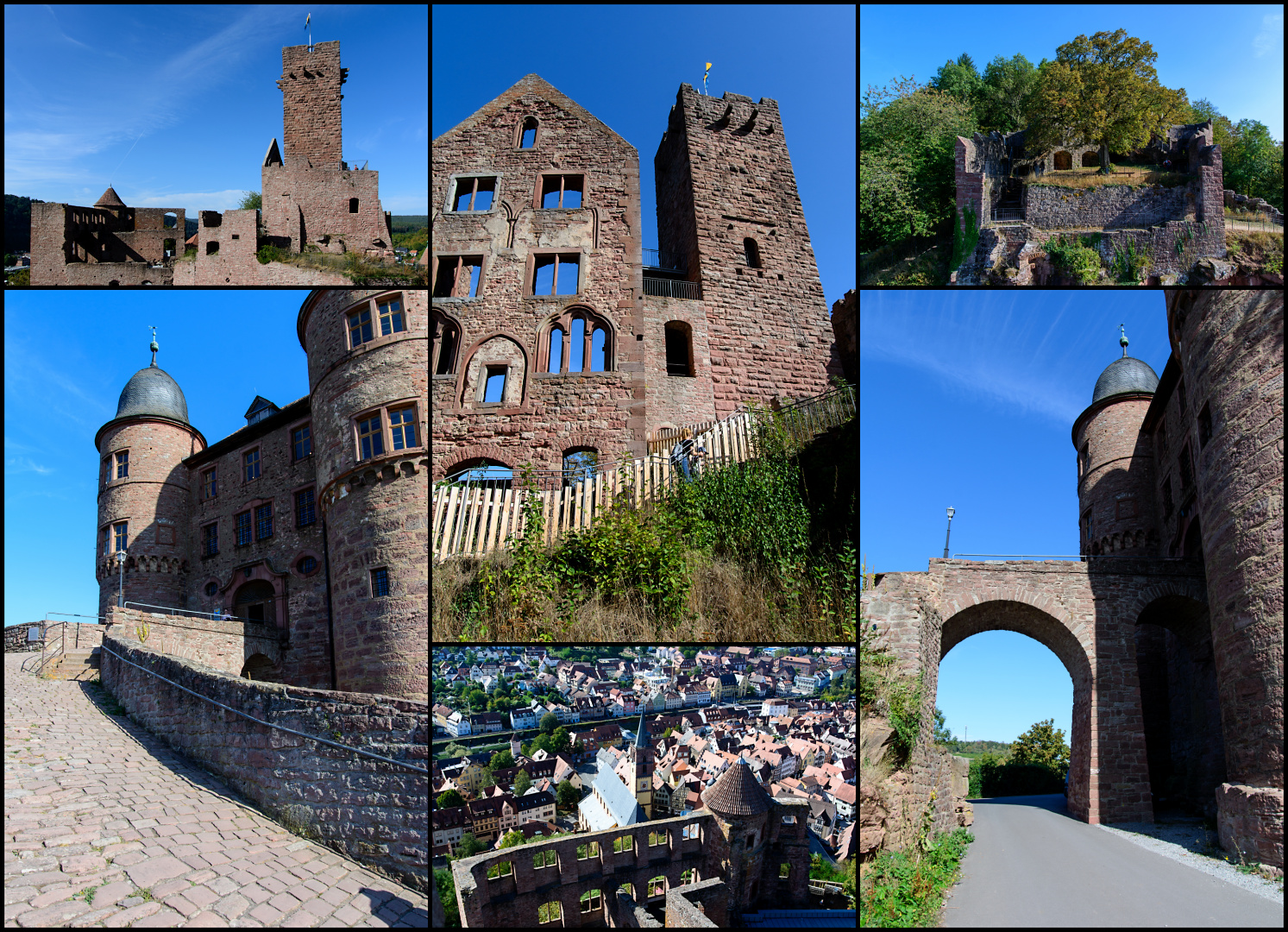 Burg Wertheim Collage