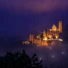 Burg Wertheim im Nebel