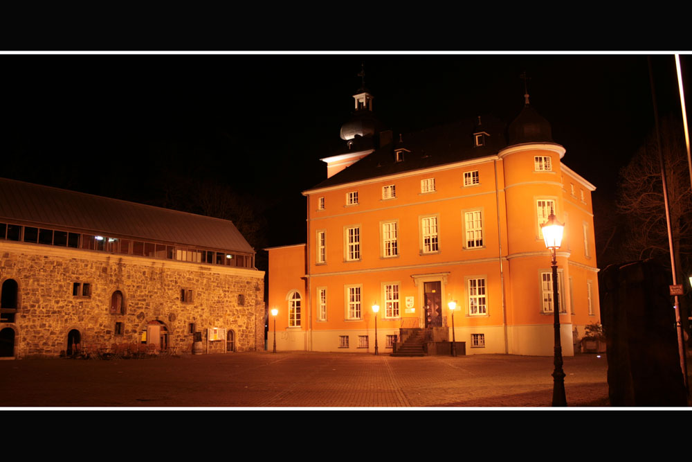 Burg Wissen bei Nacht