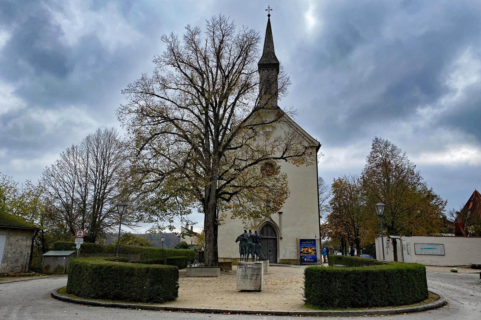 Burg zu Burghausen im Herbst