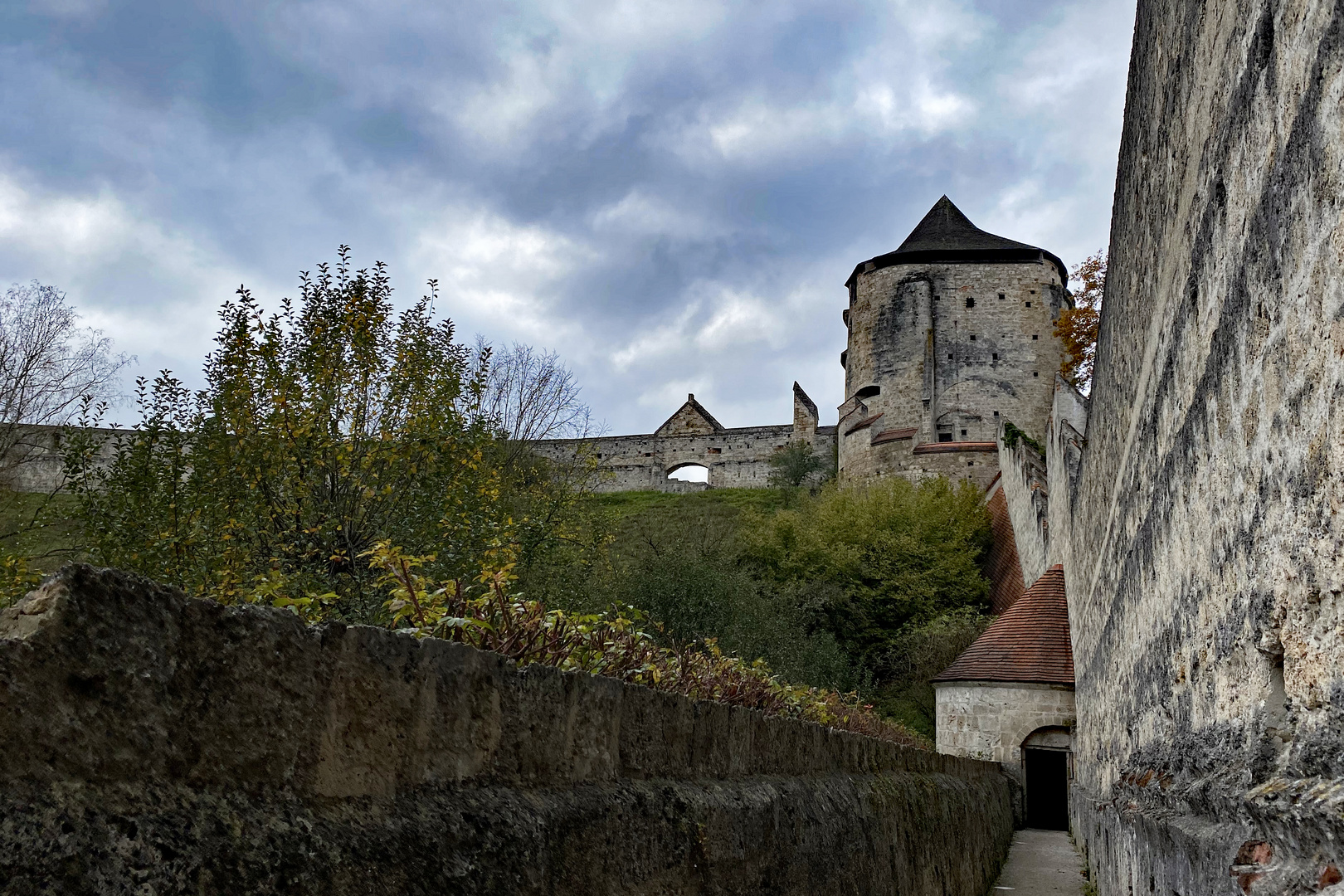 Burg zu Burghausen im Herbst