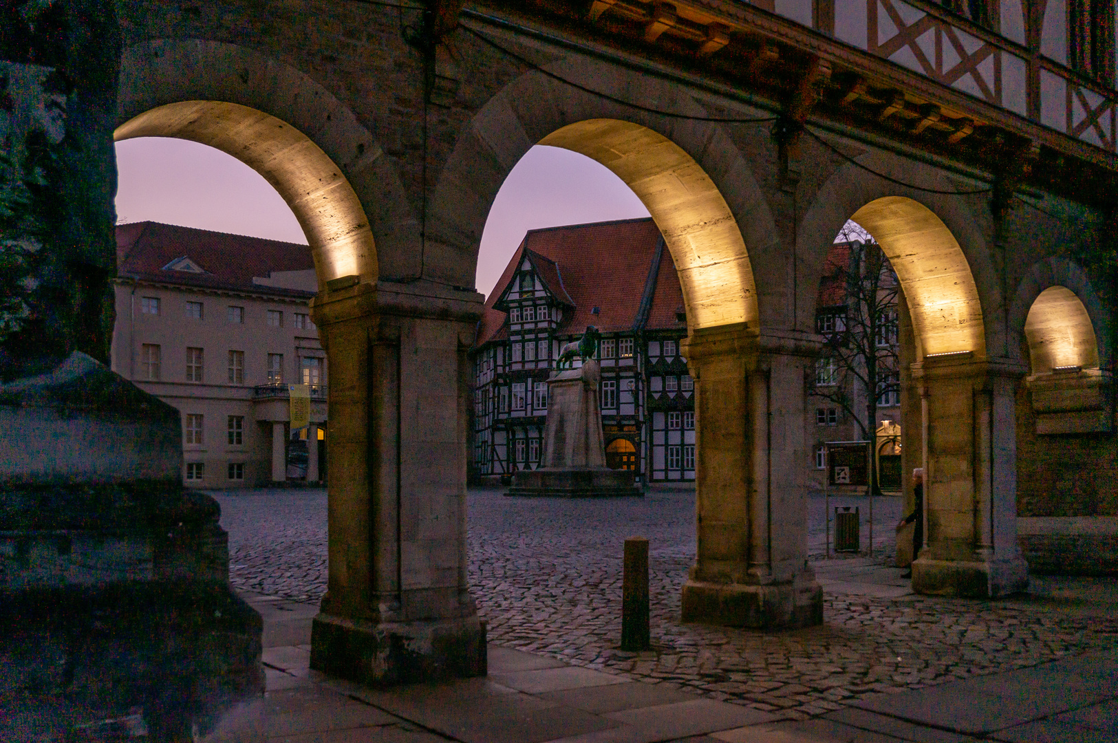 Burg zur blauen Stunde II - Braunschweig