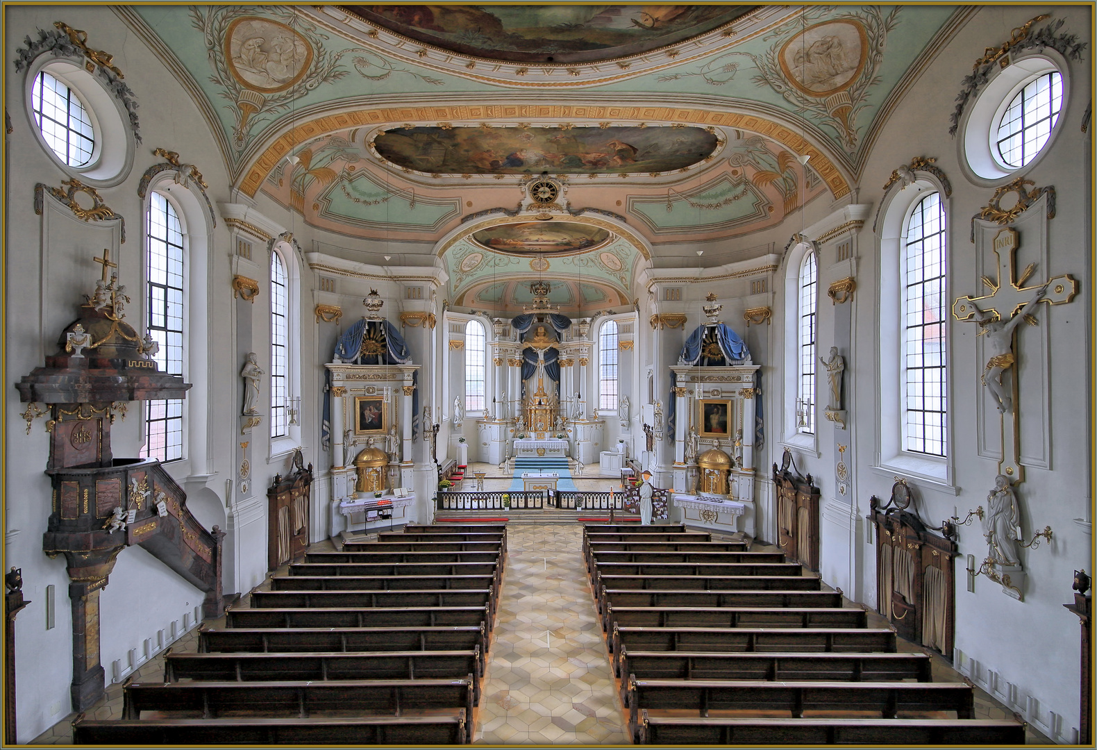 Burgau - Pfarrkirche Mariä Himmelfahrt