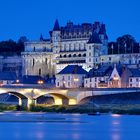 Burgberg Amboise bei Nacht