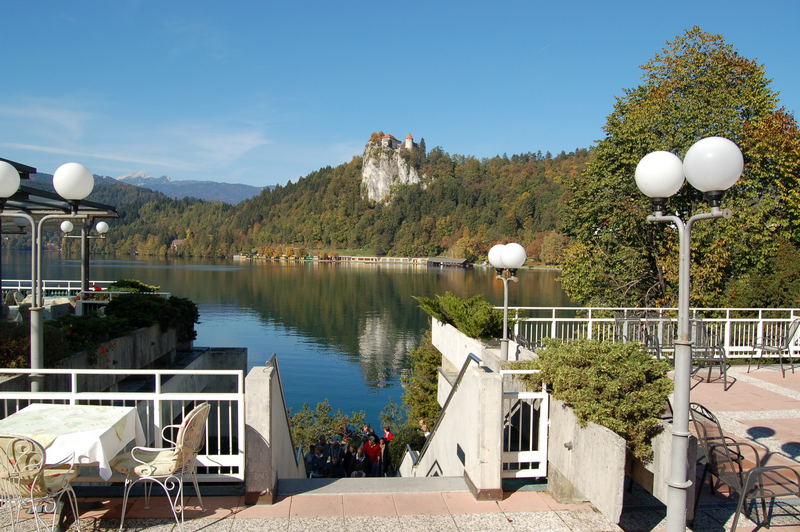 Burgblick in Bled