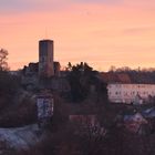 Burgblick mit Abendsonne