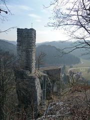 "Burgblick von oben"