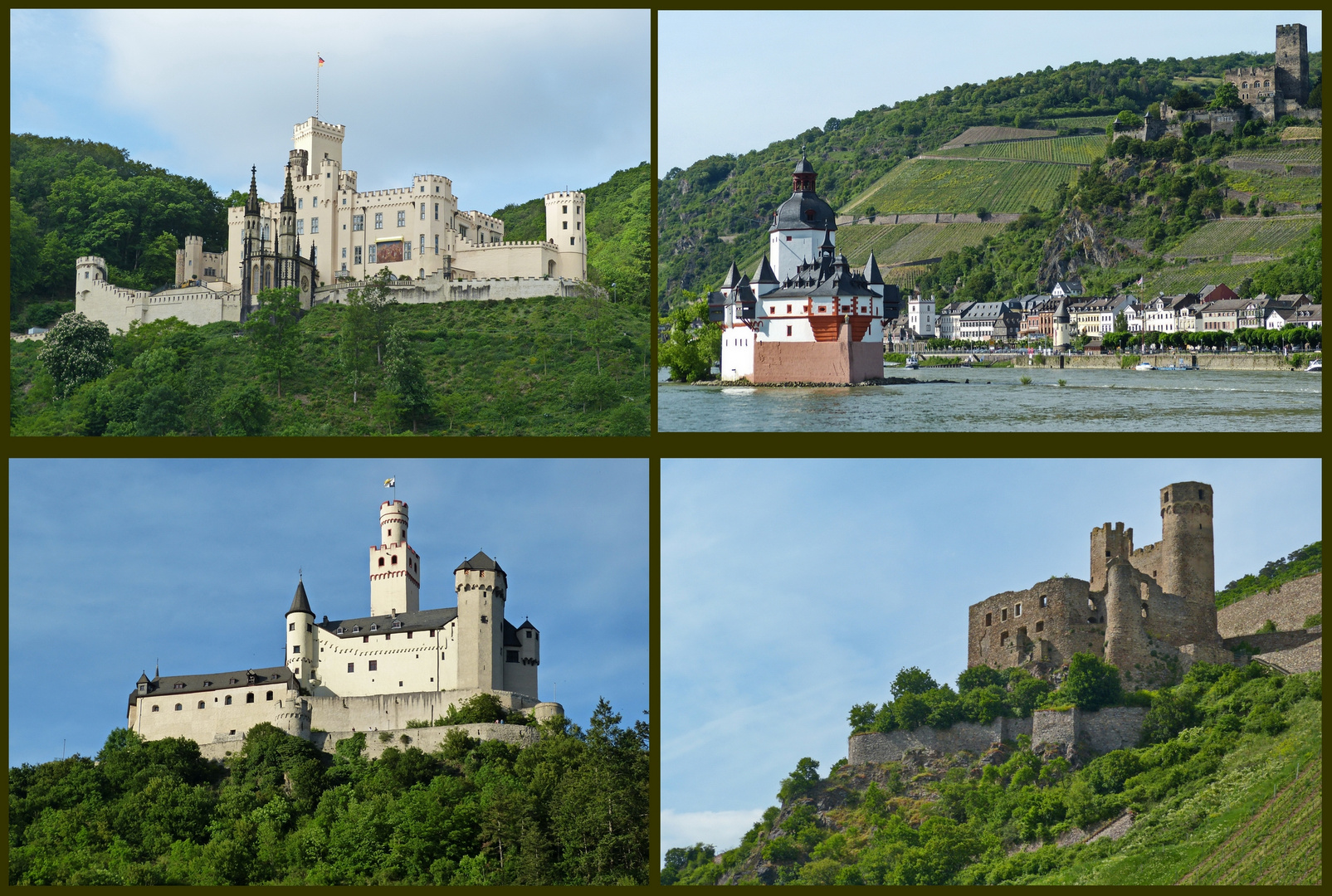 Burgen am Rhein