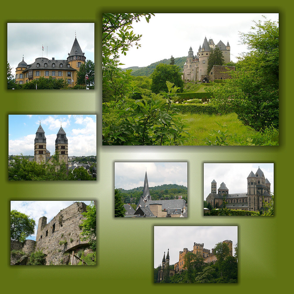 Burgen und Kirchen der Eifel.