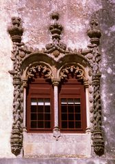 Burgfenster im Castelo dos Mouros, Sintra