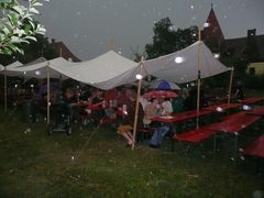 Burgfest im Regen