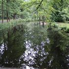 Burggraben im Burgwald um das Kloster.